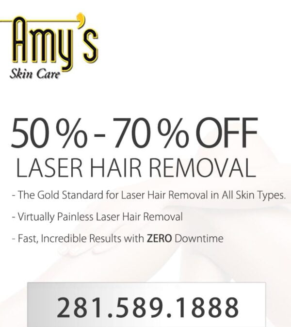 Laser Hair Removal Houston Amy's Skincare & Med Spa